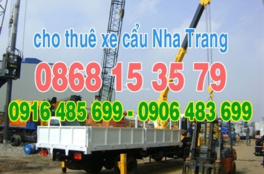Giá thuê xe cẩu tại Nha Trang như thế nào?