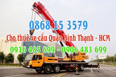 Thuê xe cẩu Quận Bình Thạnh Tp HCM - Xe cẩu quận Bình Thạnh Hồ Chí Minh - Cho thuê xe cẩu Bình Thạnh