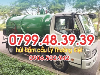 Hút hầm cầu Lý Thường Kiệt GIÁ RẺ NHẤT Quy Nhơn Bình Định