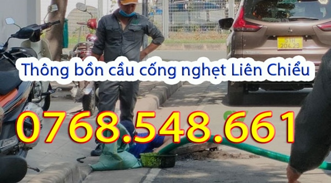 Thông bồn cầu cống tắc nghẹt tại Cẩm Lệ - Đà Nẵng
