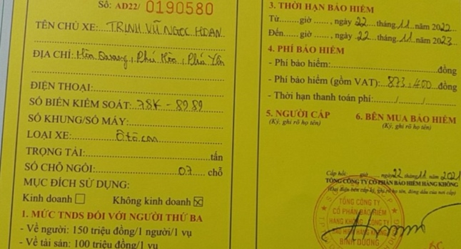 Bảo hiểm ô tô giá rẻ Tp Hồ Chí Minh 