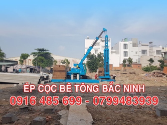 Ép cọc bê tông Bắc Ninh - Chuyên ép cọc bê tông tại Bắc Ninh