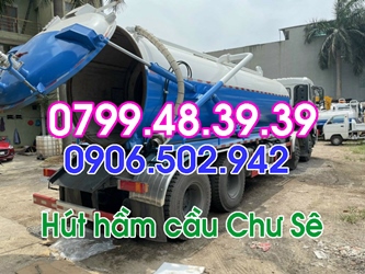 Hút hầm cầu tại Chư Sê giá rẻ nhẩt