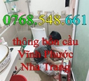 Gọi 0768.548.661 – Thông tắc bồn cầu nghẹt tại Vĩnh Phước Nha Trang