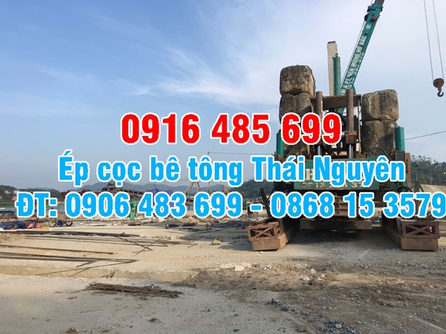 Ép cọc bê tông Thái Nguyên - Ép Cọc bê tông nhà dân (công trình) Thái Nguyên