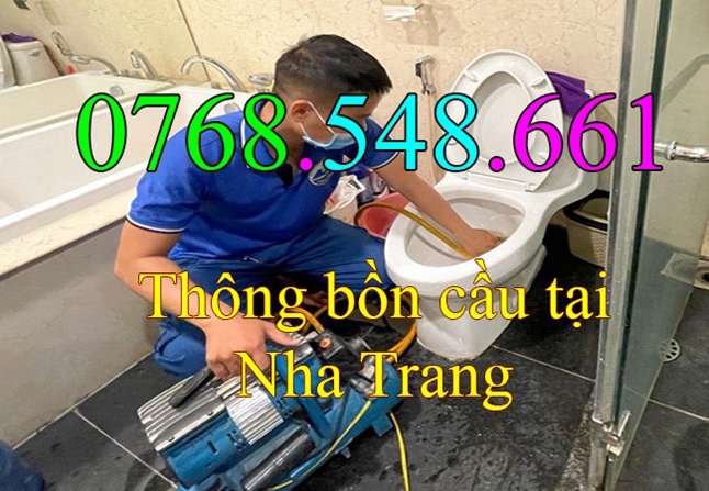 gọi 0768.548.661 - Thông tắc bồn cầu nghẹt ở Nha Trang Khánh Hòa