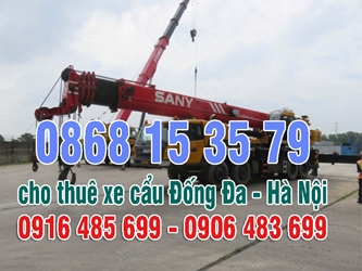 0868.15.3579 cho thuê xe cẩu Đống Đa - Hà Nội