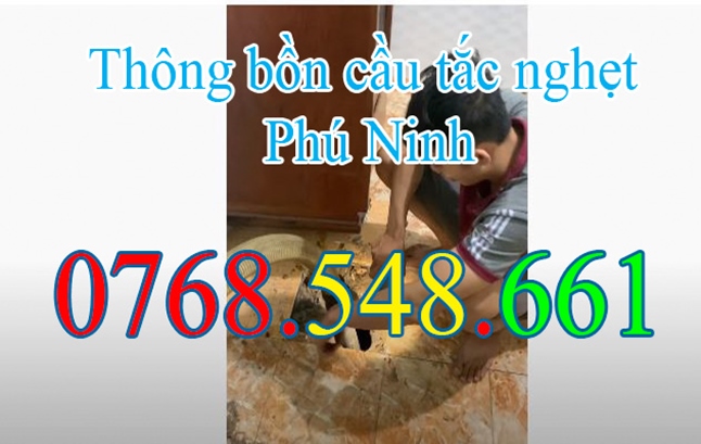 0768.548.661 Thông bồn cầu tắc nghẹt Phú Ninh- Quang Nam 