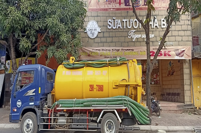 Dịch vụ hút hầm cầu tại phường Thanh Hà Hội An Quảng Nam