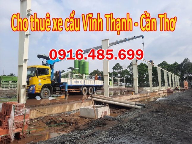 Cho thuê xe cẩu Huyện Vĩnh Thạnh Cần Thơ 0916.485.699