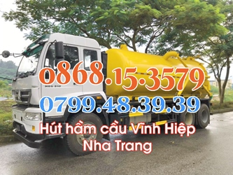 0799.48.39.39 Hút hầm cầu Vĩnh Thạnh Nha Trang 