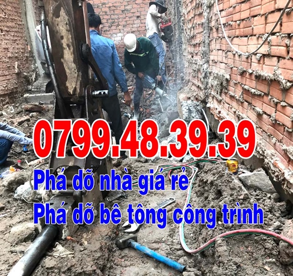 Phá dỡ nhà huyện Sóc Sơn, gọi 0799.48.39.39 - phá dỡ bê tông công trình Sóc Sơn Hà Nội