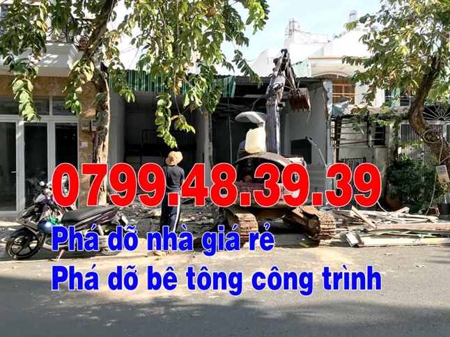 Phá dỡ nhà huyện Thanh Trì, gọi 0799.48.39.39 - phá dỡ bê tông công trình Thanh Trình Hà Nội
