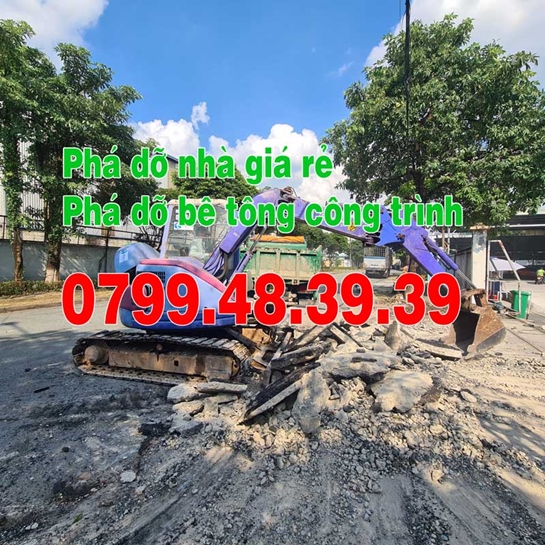 Phá dỡ nhà huyện Thường Tín, gọi 0799.48.39.39 - phá dỡ bê tông công trình Thường Tín Hà Nội
