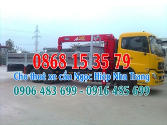 Cho thuê xe cẩu Ngọc Hiệp (Nha Trang) 0868.15.3579