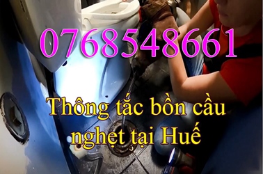 thông bồn cầu tắc nghẹt tại Huế chất lượng nhất gọi 0768548661