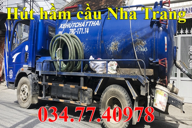 Hút hầm cầu tại Nha Trang gọi 034.77.40978 giá rẻ nhất