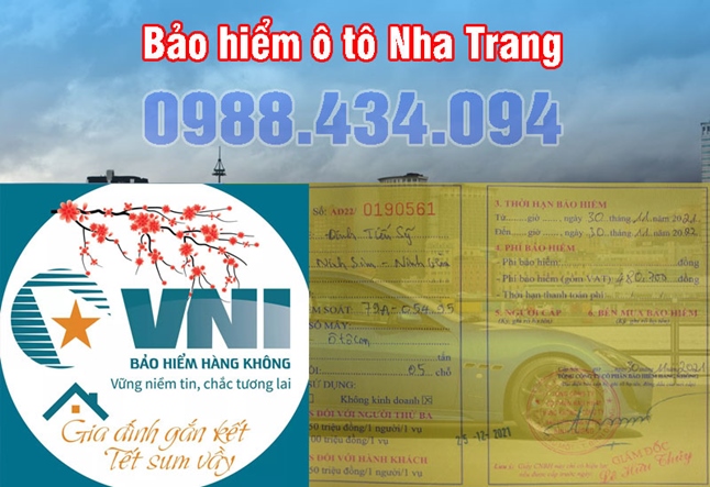 Bảo hiểm ô tô Nha Trang - Bán bảo hiểm ô tô GIÁ RẺ NHẤT Nha Trang