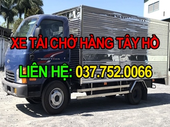 Xe tải chở hàng tại Tây Hồ Hà Nội