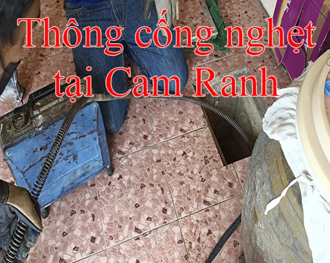 Thông cống tắc nghẹt tại Cam Ranh Khánh Hòa