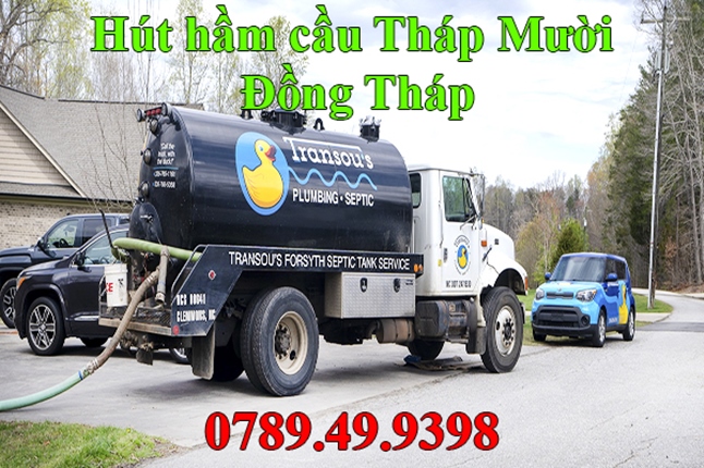 Công ty hút hầm cầu tại Tháp Mười Đồng Tháp ĐT 0789.49.9398