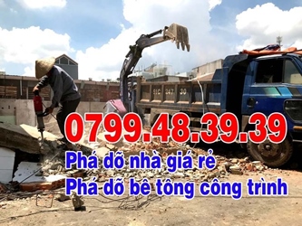 Phá dỡ nhà huyện Mê Linh, gọi 0799.48.39.39 - phá dỡ bê tông công trình Mê Linh Hà Nội