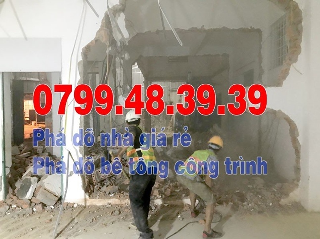 Phá dỡ nhà quận Nam Từ Liêm, gọi 0799.48.39.39 - phá dỡ bê tông công trình Nam Từ Liêm Hà Nội