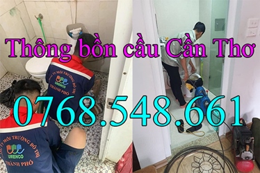 Gọi 0768548661- Thông bồn cầu tắc nghẹt tại thành phố Cần Thơ - Giá Rẻ Nhất