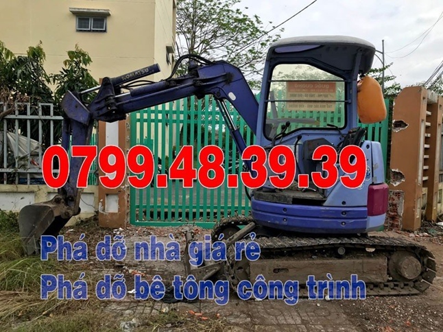 Phá dỡ nhà huyện Nhà Bè, gọi 0799.48.39.39 - phá dỡ bê tông công trình Nhà Bè HCM