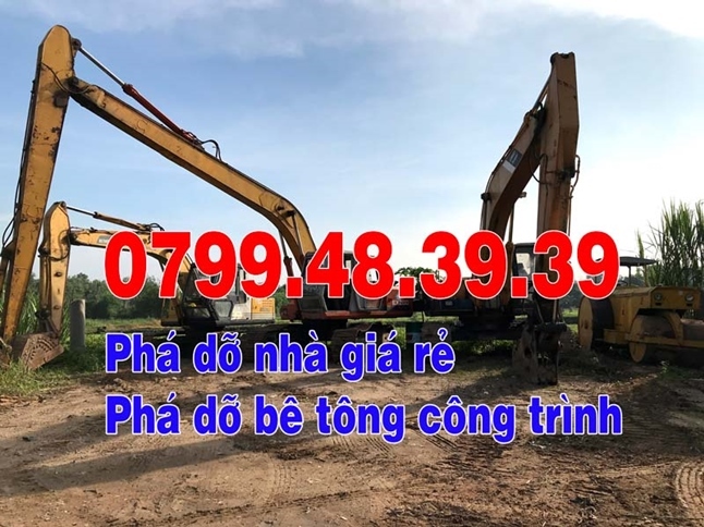 Phá dỡ nhà quận Bình Tân, gọi 0799.48.39.39 - phá dỡ bê tông công trình quận Bình Tân HCM