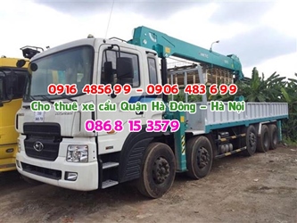 Thuê xe cẩu quận Hà Đông (Hà Nội) gọi 0916.485.699 - Cho thuê xe cẩu Quận Hà Đông