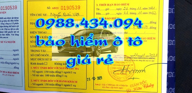 Mua Bảo hiểm ô tô giá rẻ Nhất tại Nghệ An - bảo hiểm ô tô giá rẻ Nghệ An