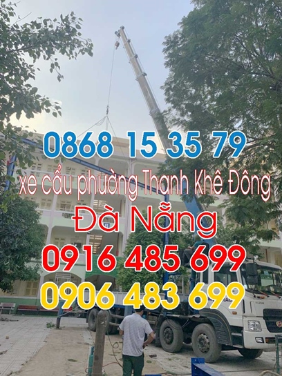cho thuê xe cẩu phường Thanh Khê Đông - Đà Nẵng.