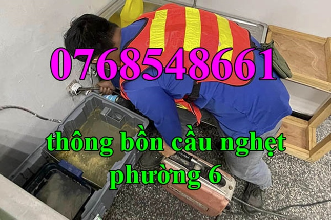 Thông bồn cầu tại phường 6 quận Tân Bình 0768548661