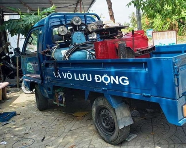 SĐT 0868.15.3579 - Vá Vỏ Lốp Xe Ô Tô Lưu Động tại Tân Phước, Tiền Giang