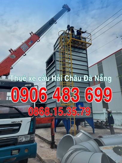 Thuê xe cẩu tại phường Hải Châu 2 (Đà Nẵng) gọi 0906.483.699