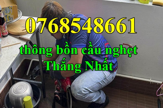 Thông bồn cầu tại phường Thắng Nhất Vũng Tàu gọi 0768.548.661