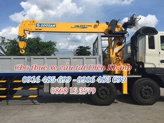 Cho thuê xe cẩu tại Diên Khánh - Khánh Hòa 0906.483.699