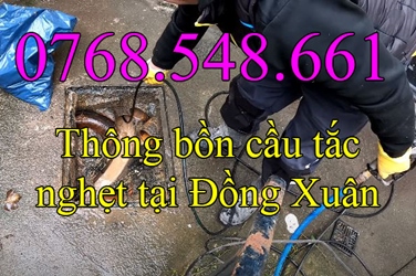 Gọi 0768.548.661 - Thông bồn cầu tắc nghẹt tại Đồng Xuân Phú Yên