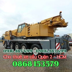 Thuê xe cẩu Quận 2 Tp HCM - Xe cẩu Q2 HCM - Xe cẩu quận 2