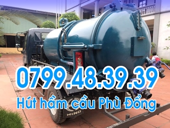 Hút hầm cầu Phù Đổng GIÁ RẺ NHẤT Pleiku Gia Lai