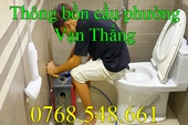 Thông bồn cầu ở phường Vạn Thắng Nha Trang