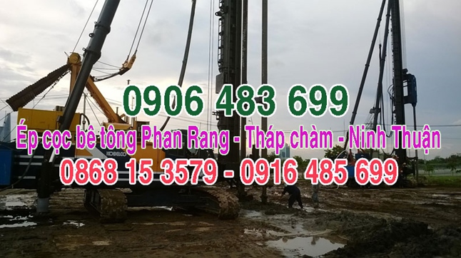 Ép cọc bê tông Ninh Thuận - Ép cọc bê tông Phan Rang Tháp Chàm (Ninh Thuận)