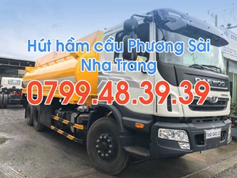 Hút hầm cầu Phương Sài (Nha Trang) giá rẻ 0799.48.39.39