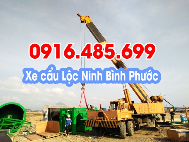Cho thuê xe cẩu Huyện Lộc Ninh (Bình Phước) GIÁ RẺ NHẤT gọi 0916.485.699