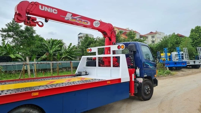 Cẩu cứu hộ ô tô Hải Phòng xử lý xe gặp sự cố