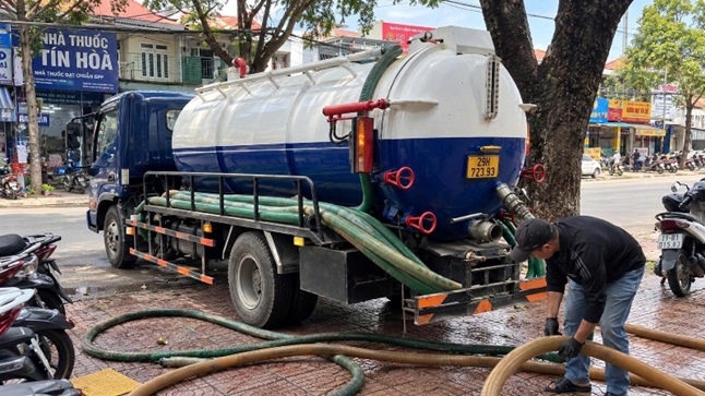 Dịch vụ hút hầm cầu tại Mỹ Tho cho công trình nhiều người sử dụng