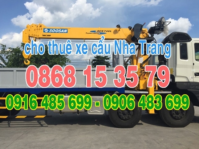 Tư vấn lựa chọn tải trọng xe cẩu phù hợp với công trình Nha Trang