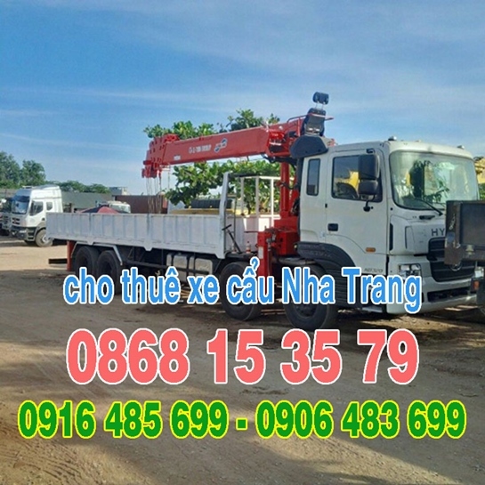 Lựa chọn xe cẩu bánh lốp hay bánh xích cho công trình Nha Trang