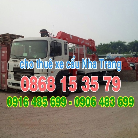 Bảng phân tích ưu điểm nhược điểm các loại xe cẩu phục vụ công trình Nha Trang